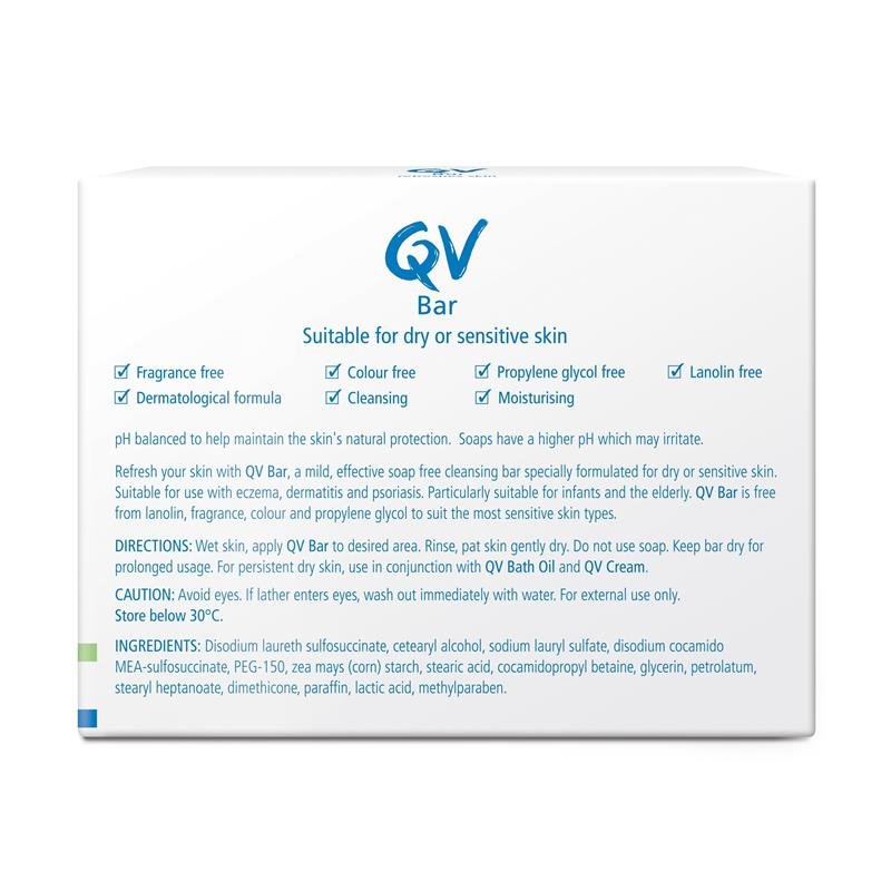 QV Wash Cleansing Bar 100G Twin Pack