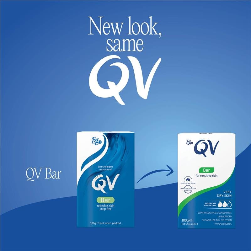 QV Wash Cleansing Bar 100G Twin Pack