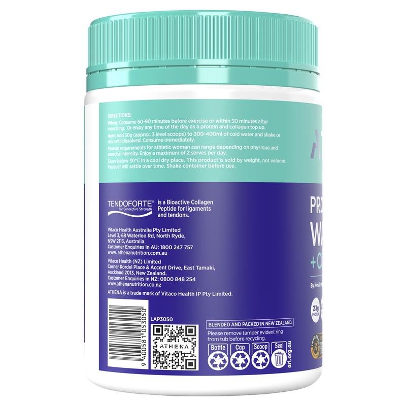 Athena Protein Water + Collagen Mango 360g