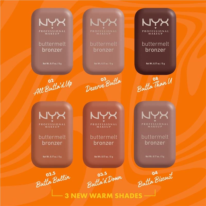 NYX Buttermelt 古铜修容粉 All Buttad Up