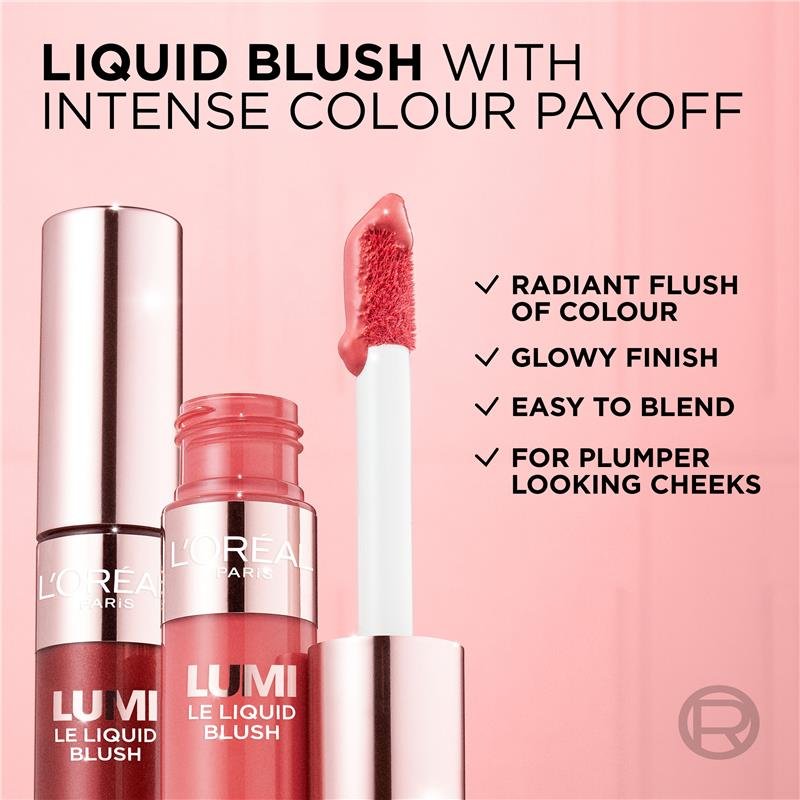 L'Oreal Paris Lumi Le Liquid Blush 627 Warm Peach