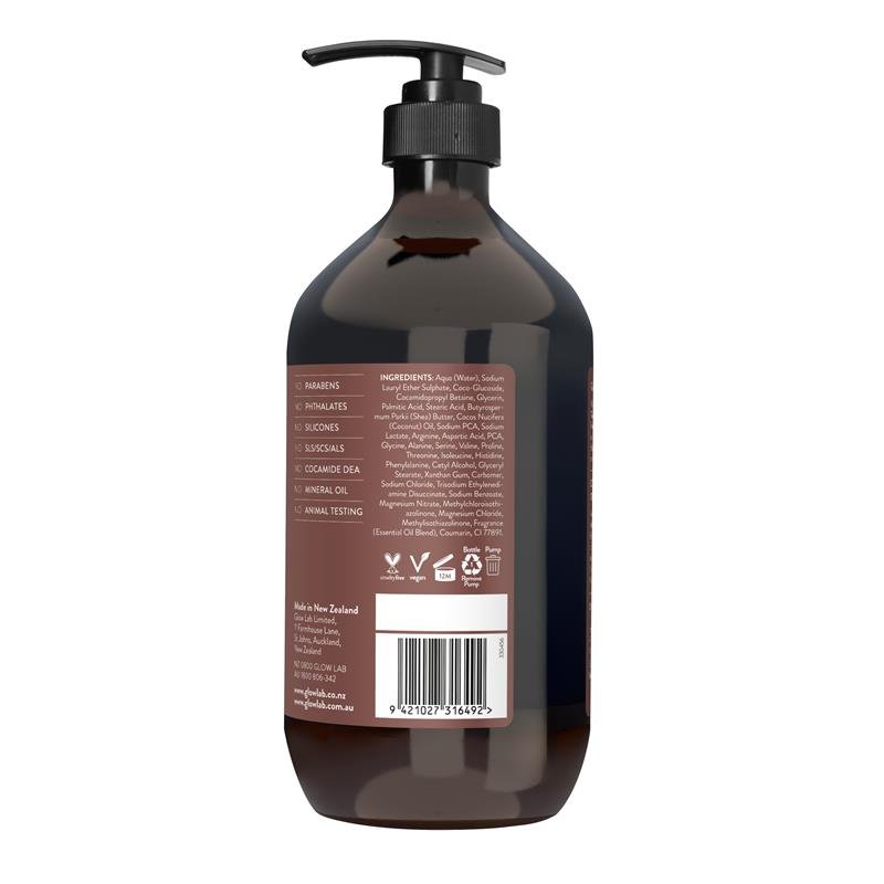 Glow Lab Coconut & Vanilla Bean Creamy Body Wash 900ml