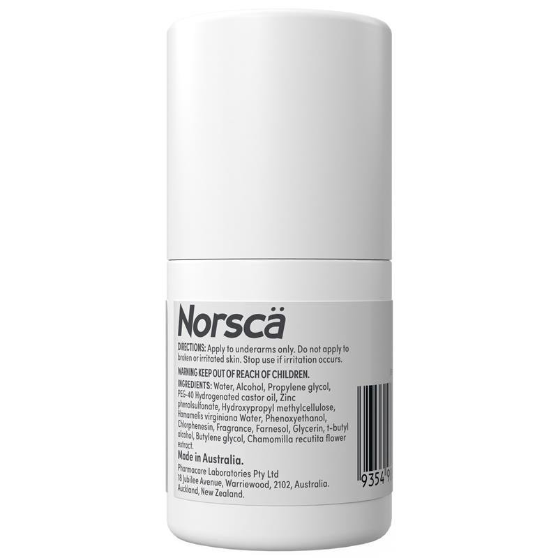 Norsca Aluminium Free Rosewater and Lotus Roll On 50ml