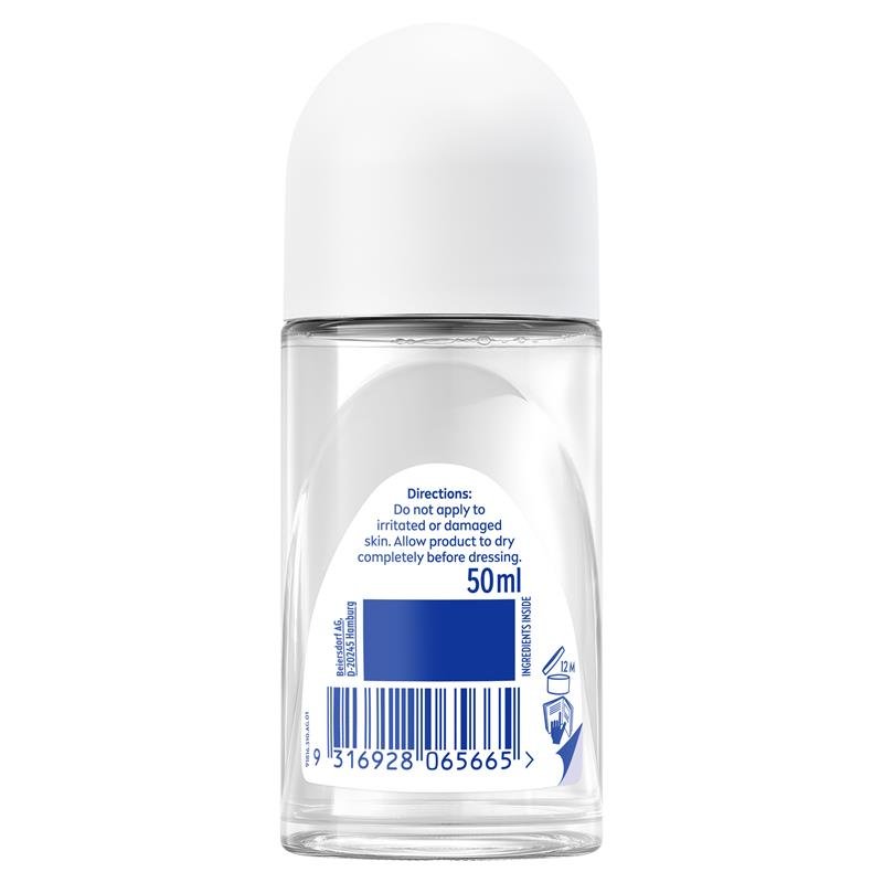 NIVEA Women Deodorant Roll On Black & White Authentic 50ml