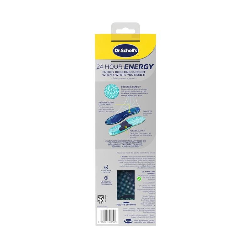 Dr.Scholl's 爽健 24hr Energy 鞋垫 小码 Small