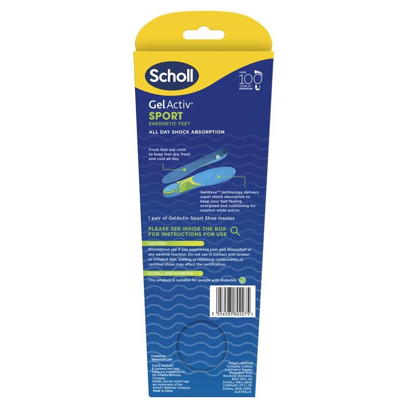 Scholl Gel Activ Insole Sport Small