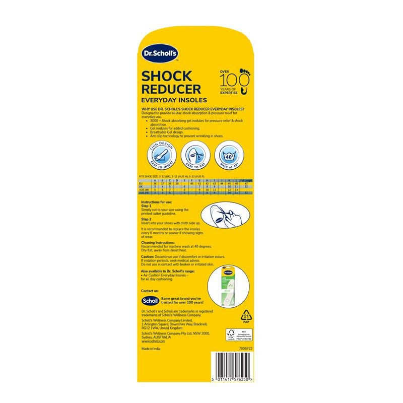 Dr.Scholls Shock Reducer Everyday Insole