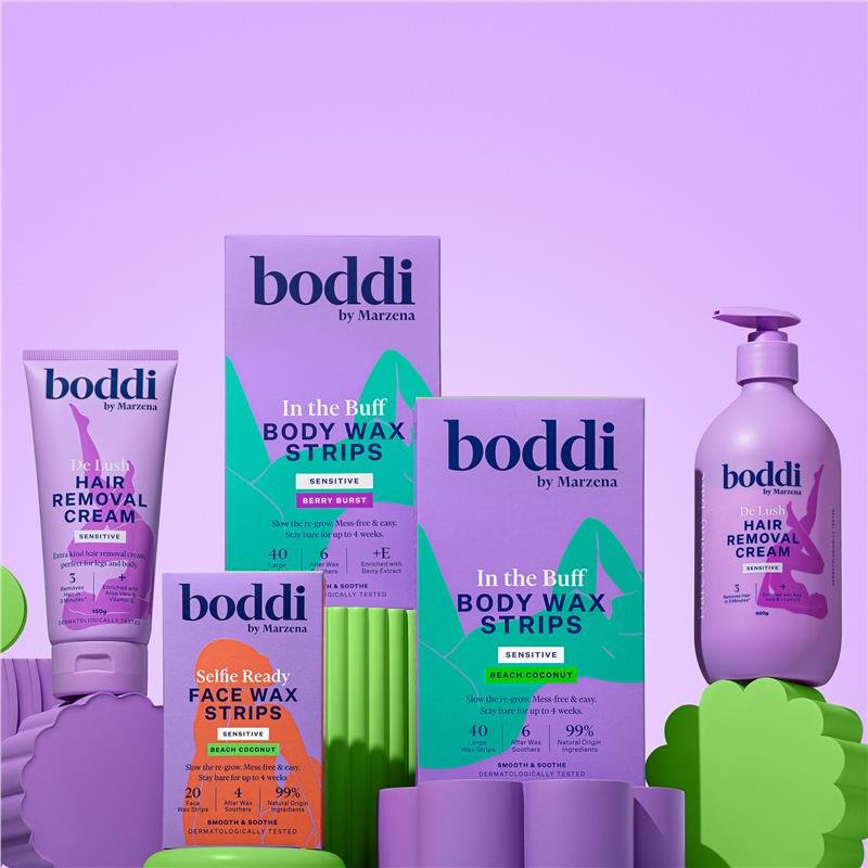 Boddi By Marzena De Lush Hair Removal Cream Sensitive 150g