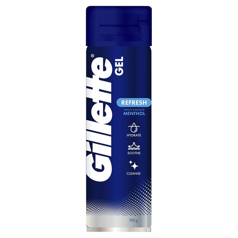 Gillette Sensitive Refreshing Shave Gel 195g