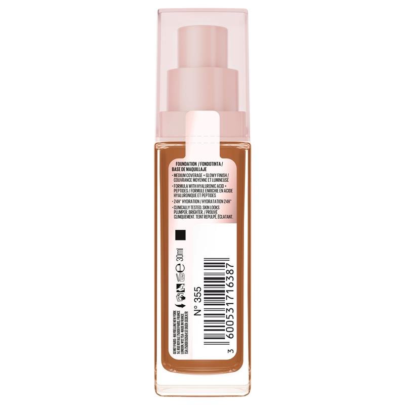 Maybelline Lifter Plump & Glow Foundation 355
