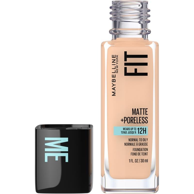 Maybelline Fit Me Matte & Poreless Mattifying Liquid Foundation - Soft Sand 124