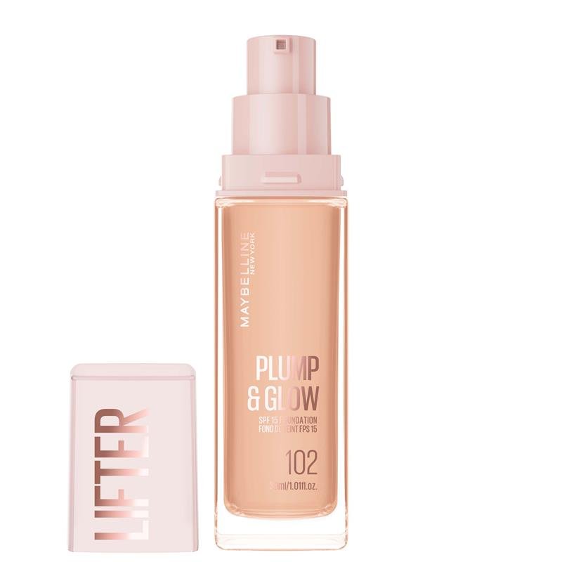Maybelline Lifter Plump & Glow Foundation 102