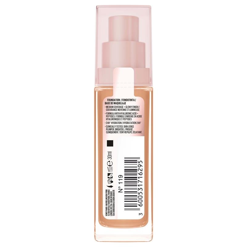 Maybelline Lifter Plump & Glow Foundation 119