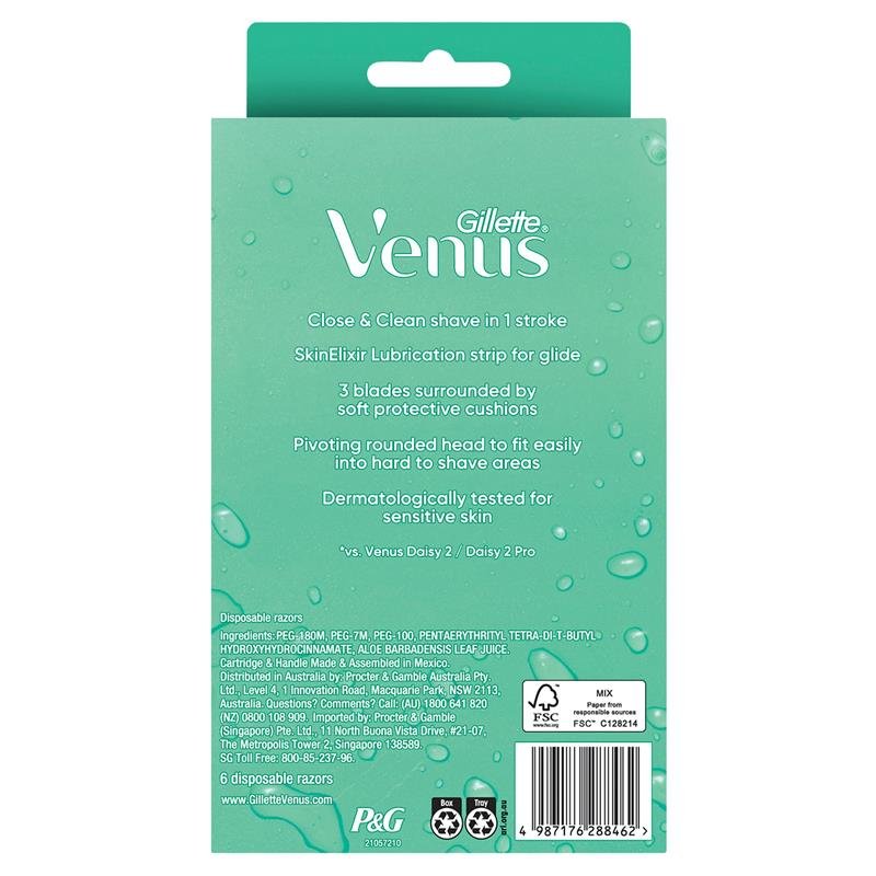 Gillette Venus Sensitive Disposable 6 Pack
