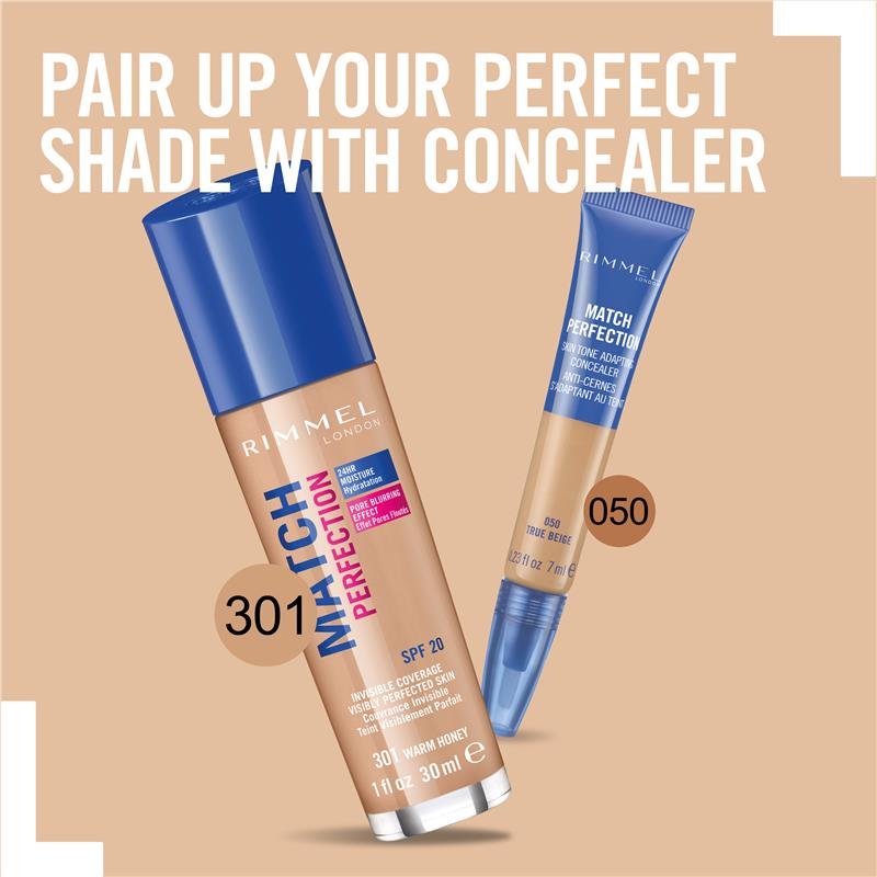 Rimmel Match Perfection Foundation Warm Honey