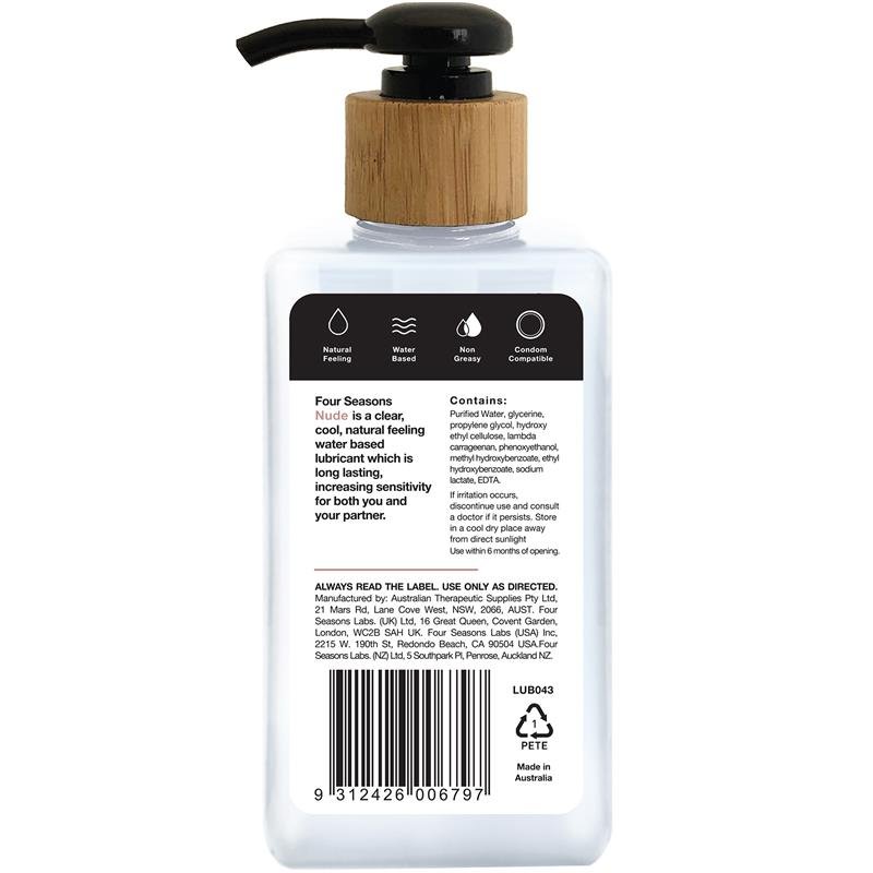 Four Seasons Nude 水基人体润滑液 200ml