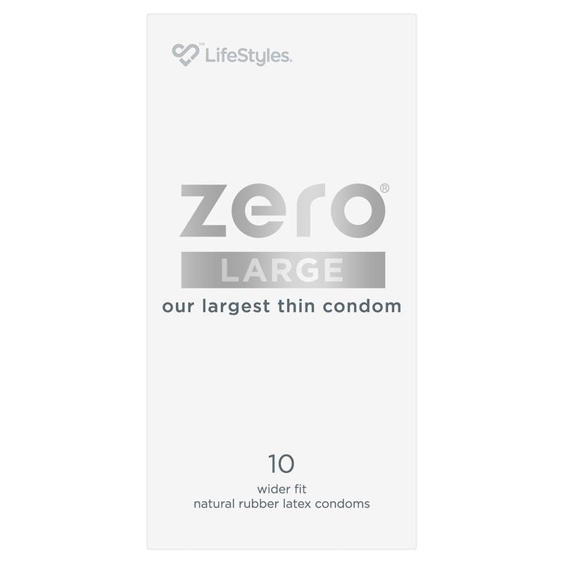 LifeStyles Zero Condoms Large 10 Pack