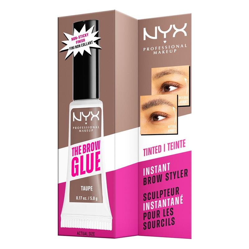 NYX The Brow Glue 定型眉胶 Taupe 灰褐色