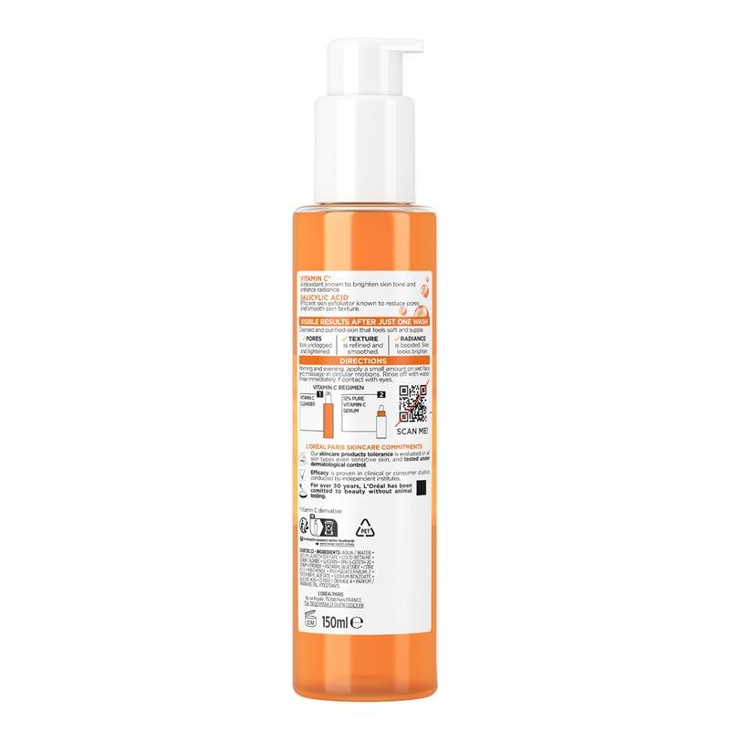 L'Oreal Paris Revitalift Clinical Vitamin C Cleanser 150ml