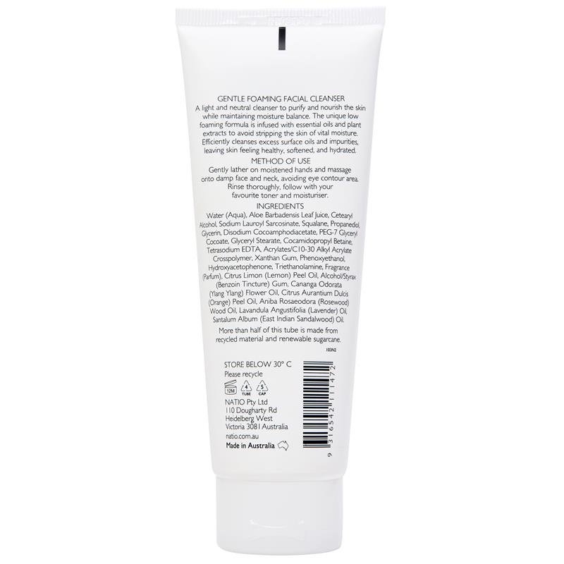 Natio Gentle Foaming Facial Cleanser 100g