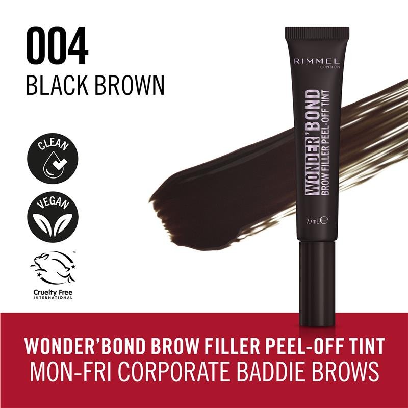 Rimmel Wonder Bond Brow Filler Tint Soft Black
