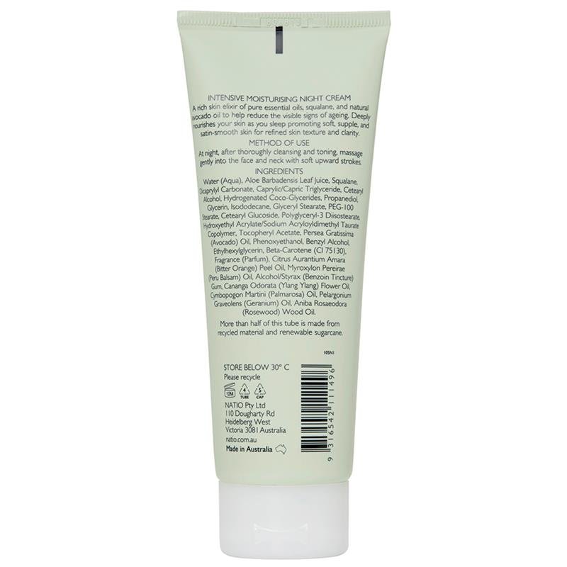 Natio Intensive Moisturising Night Cream 100g