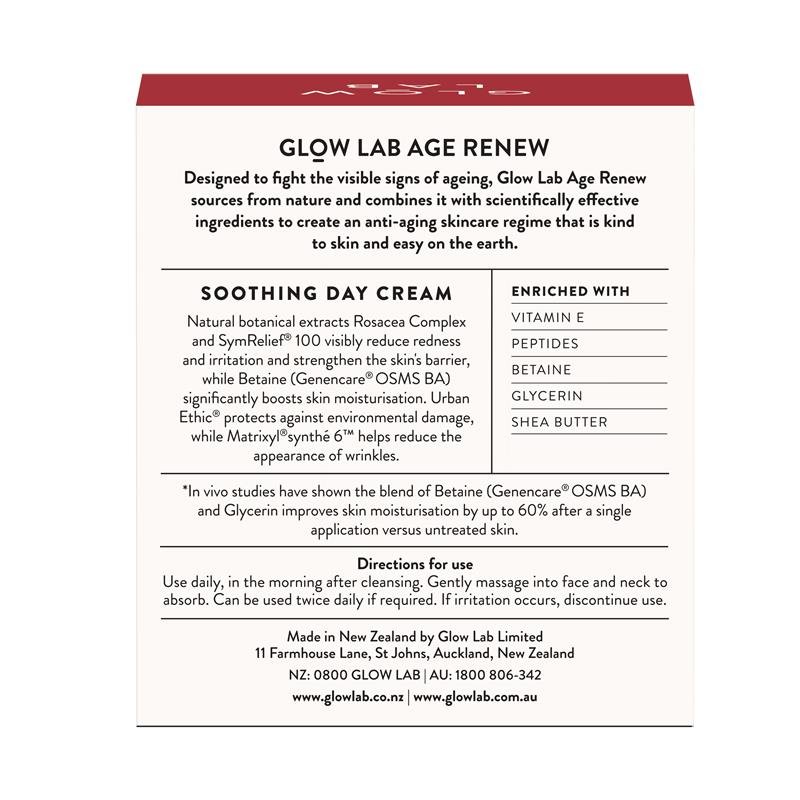 Glow Lab Age Renew Soothing Day Cream 50g