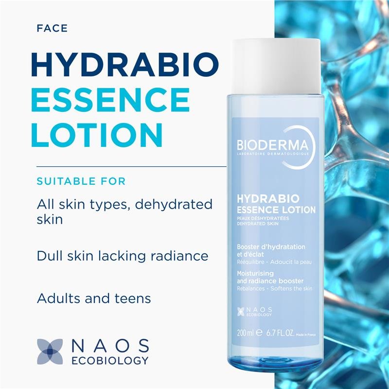 Bioderma Hydrabio Hydrating Essence Lotion for Dehydrated Skin 200ml