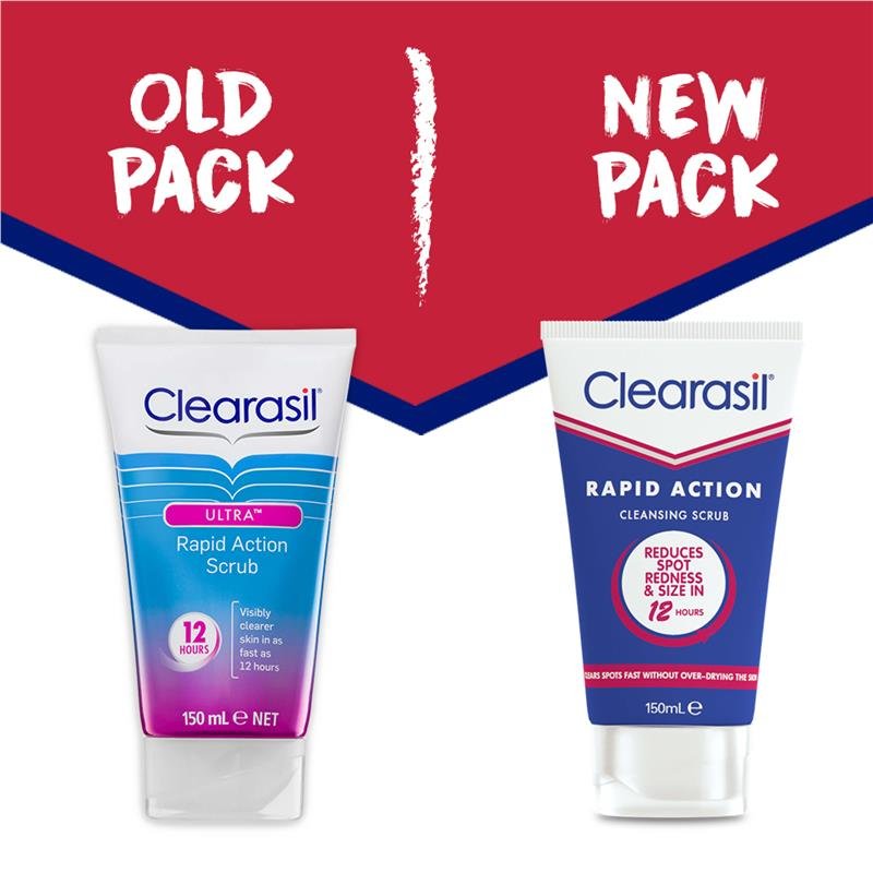 Clearasil Ultra Rapid Action Cleansing Face Scrub 150 ml
