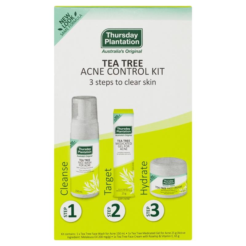 Thursday Plantation Tea Tree Clear Skin and Acne Control Pack