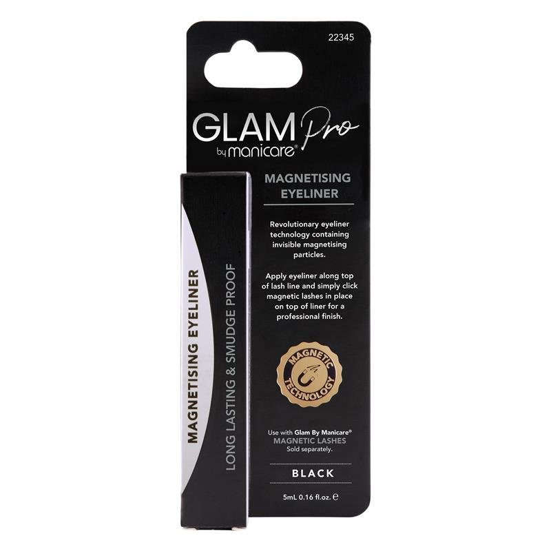Glam By Manicare Pro Magnetising Eyeliner Black 5ml