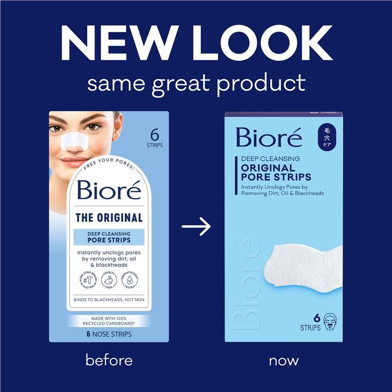 Biore Deep Cleansing Pore Strips 6 Original