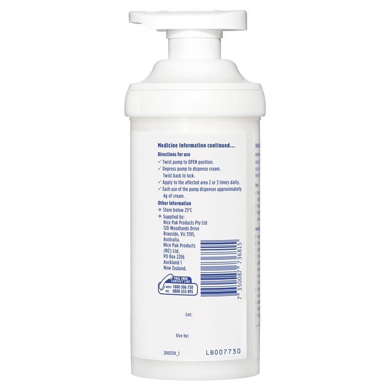 E45 Dermatological Cream Pump 500g