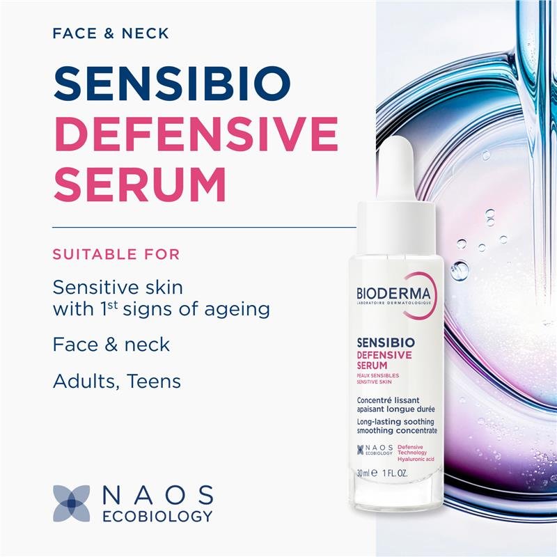 Bioderma Sensibio Soothing Defensive Serum for Sensitive Skin 30ml