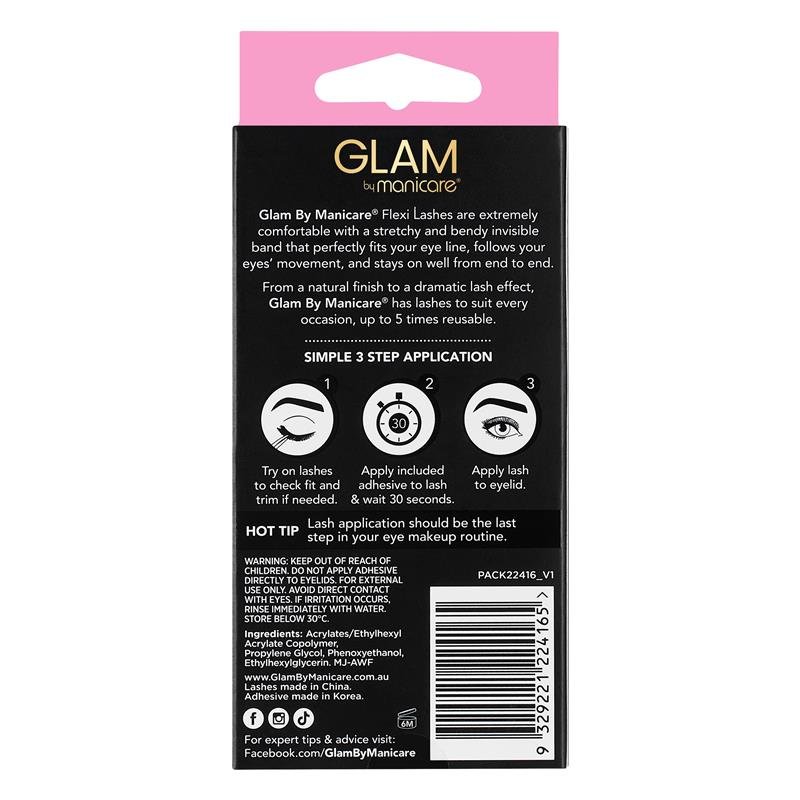 Glam By Manicare Ariel Flexi Lashes Intense