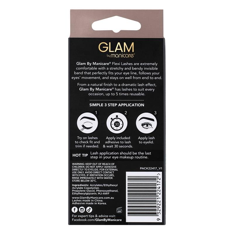 Glam By Manicare Skylar Flexi Lashes Luxe