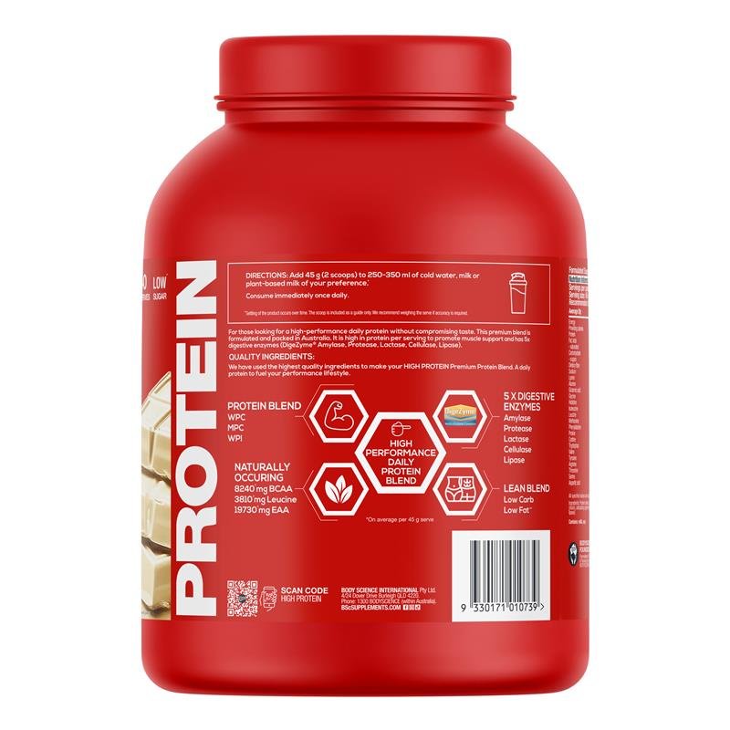 BSc High Protein Vanilla 1.8kg Tub