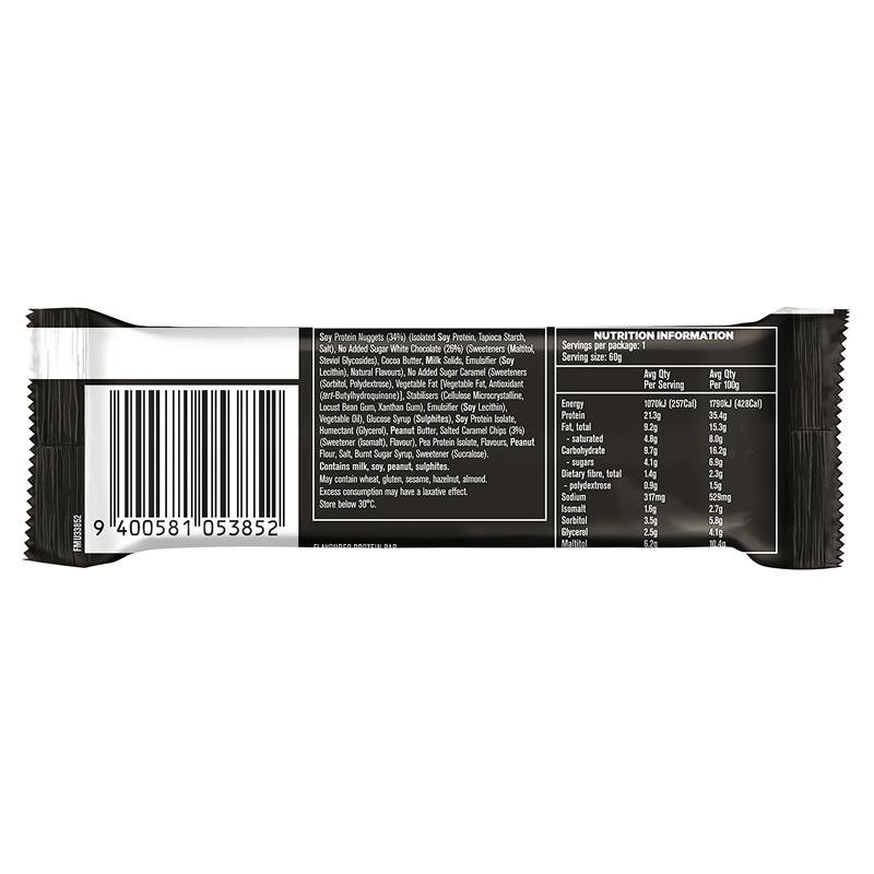 Musashi Protein Crisp Bar White Choc Salted Caramel 60g