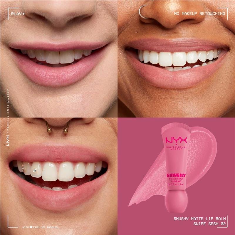 NYX Smushy Matte Lip Balm Swipe Sesh