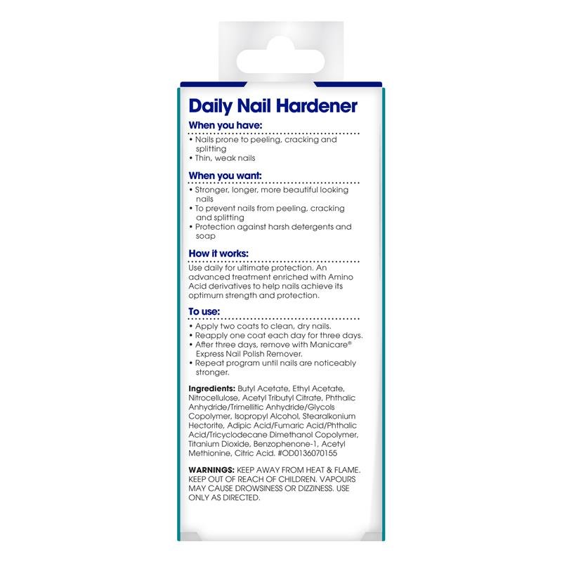 Manicare Salon Strength Nail Treatment Daily Nail Hardener 12ml