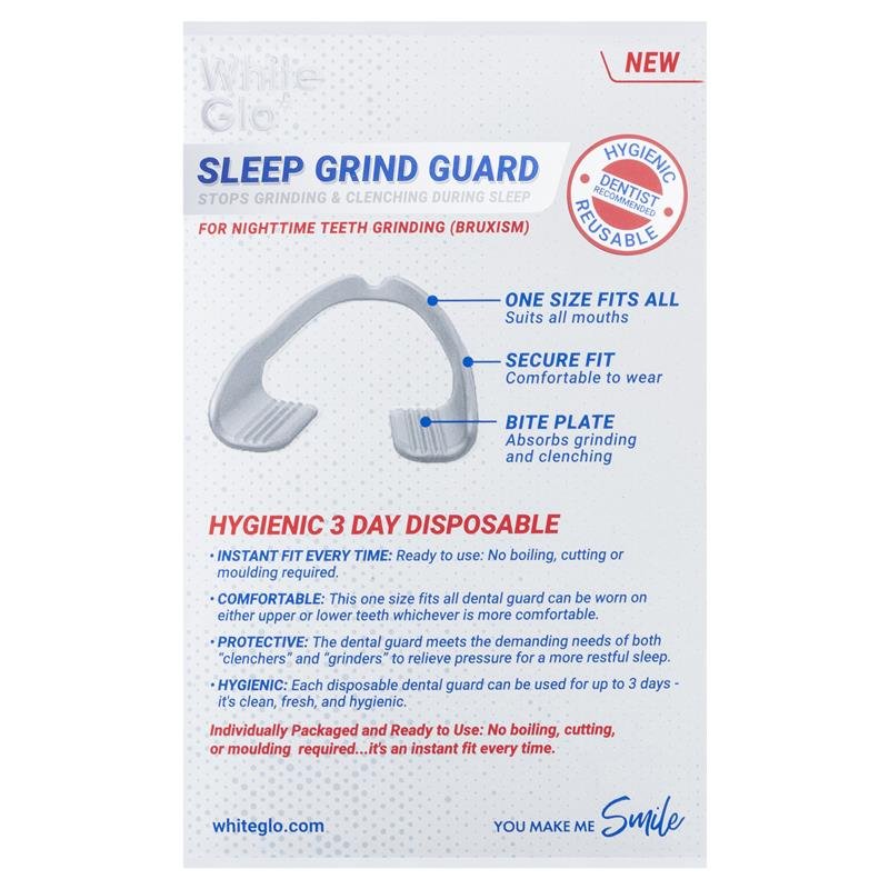 White Glo Sleep Grind Guard 10 Pack