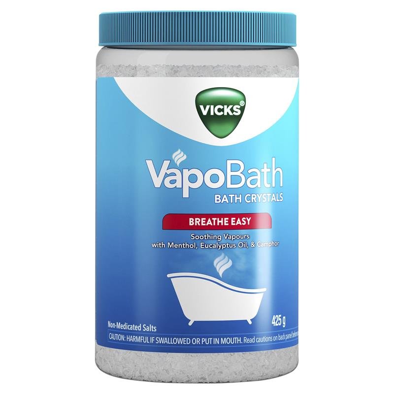 Vicks VapoBath Bath Crystals Non-Medicated Salts 425g