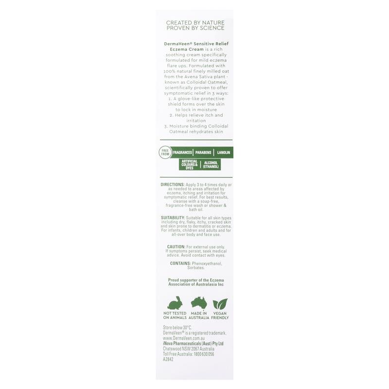DermaVeen Sensitive Relief Eczema Cream 100mL