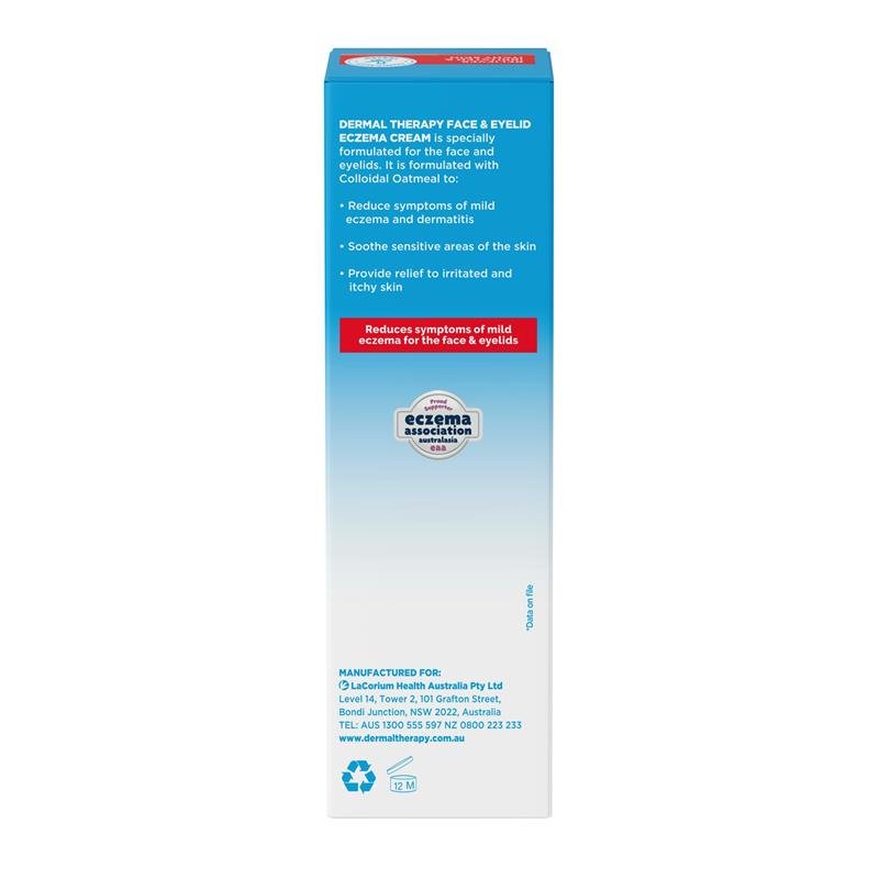 Dermal Therapy Face & Eyelid Eczema Cream 40g