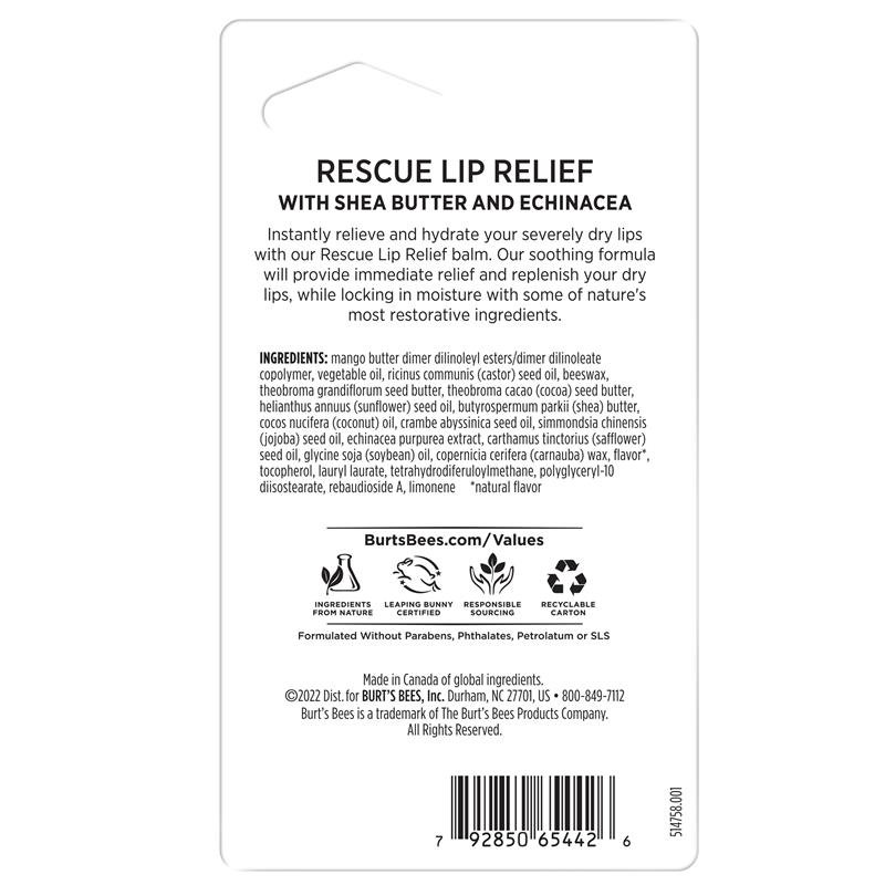 Burts Bees Lip Balm Rescue Relief 9.92g