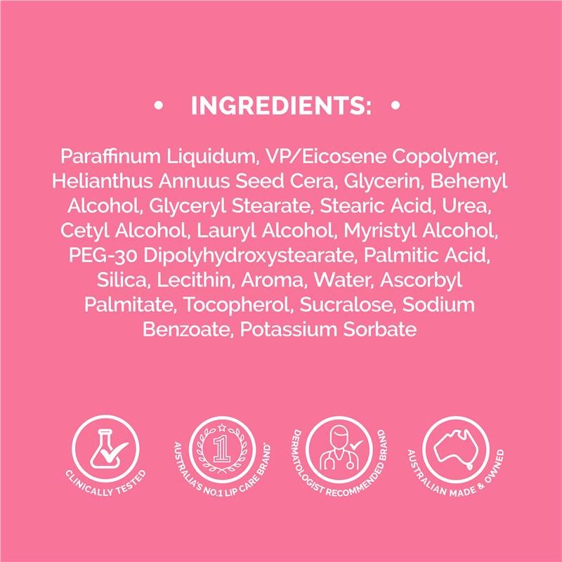 Dermal Therapy Lip Balm Stick Strawberry 4.8g