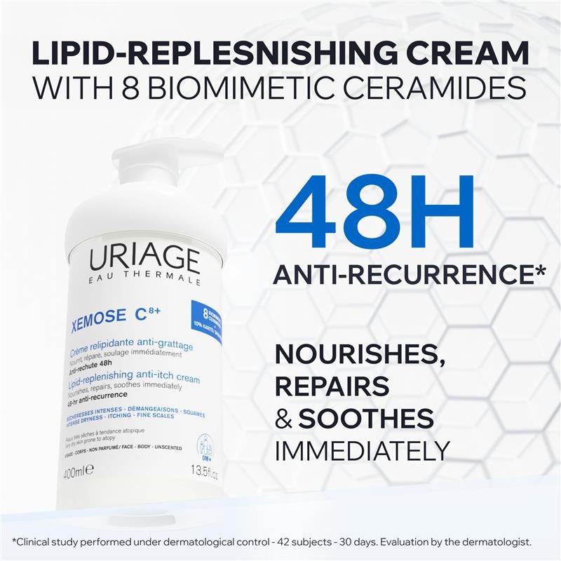 Uriage Eau Thermale Xemose Lipid-Replenishing Anti-Irritation Cream 400ml