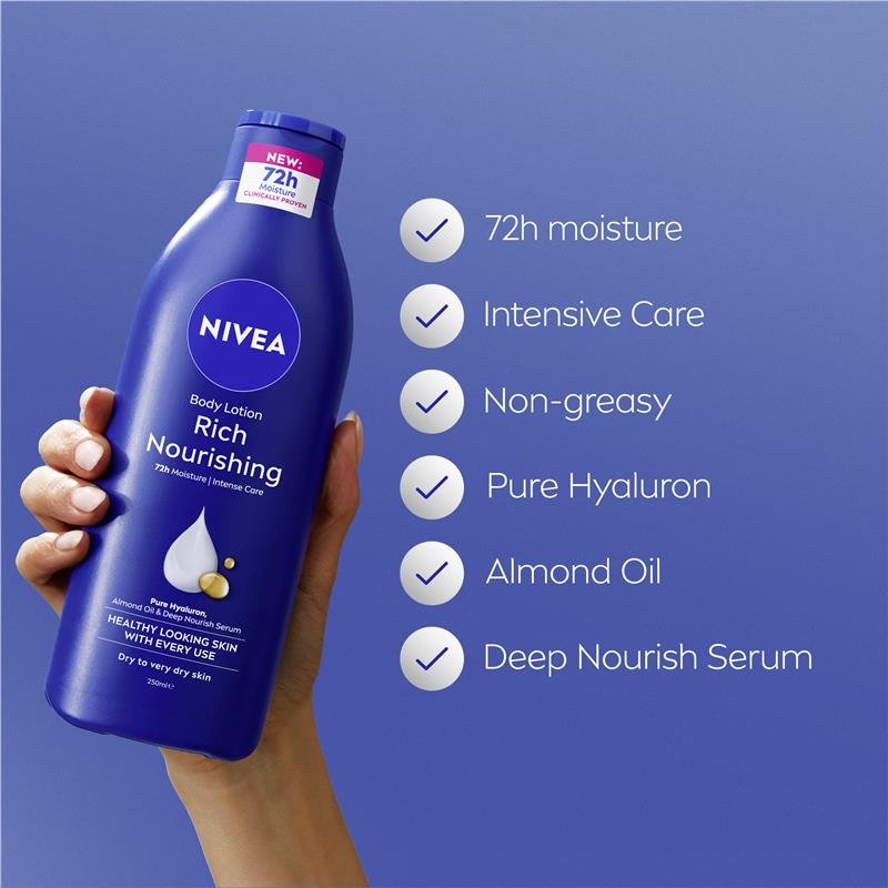 NIVEA Rich Nourishing Body Lotion 250ml
