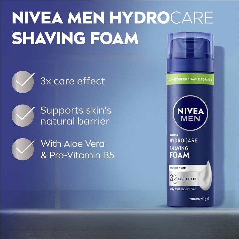NIVEA MEN Protect & Care Shaving Foam Moisturising 200ml