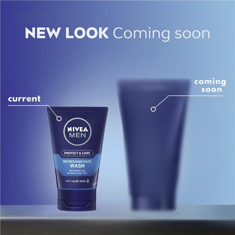 NIVEA MEN Face Wash Protect & Care Refreshing 100ml